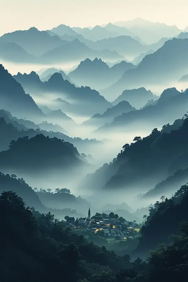 群山之间 电影海报